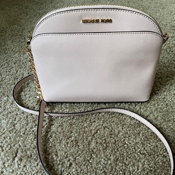 Michael Kors Jet Set Dome Medium Crossbody Blush Pink - Picture 1 of 4